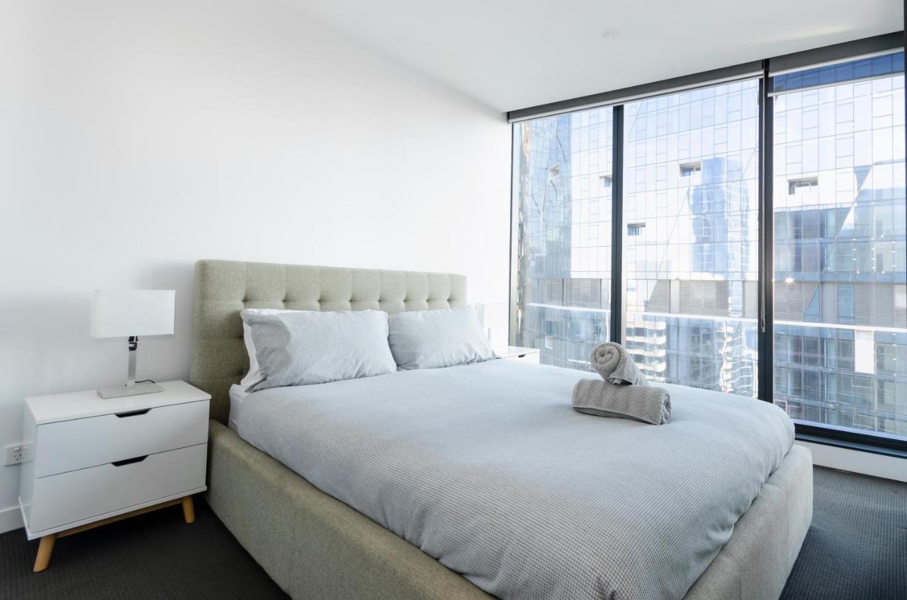 2Br Cbd Pad, City Views, Free Parking, Pool, Gym Melbourne Kültér fotó